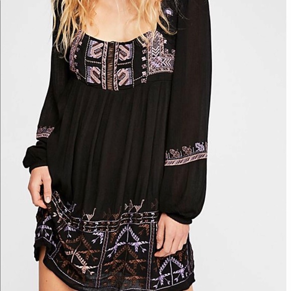 FP Rhiannon Embroidered Babydoll Dress- NWT - Picture 1 of 5